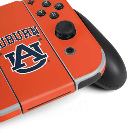 Auburn University AU Orange Nintendo Switch OLED (2021) Skin